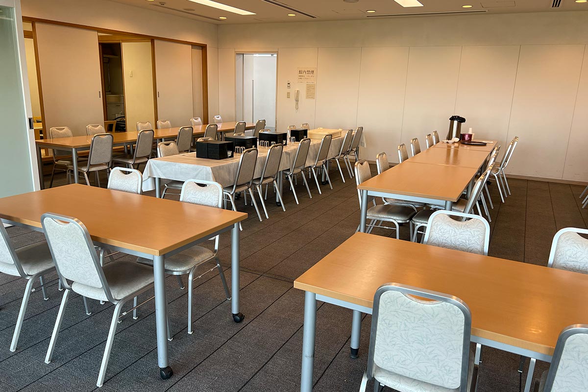 浦安市斎場の火葬待合室