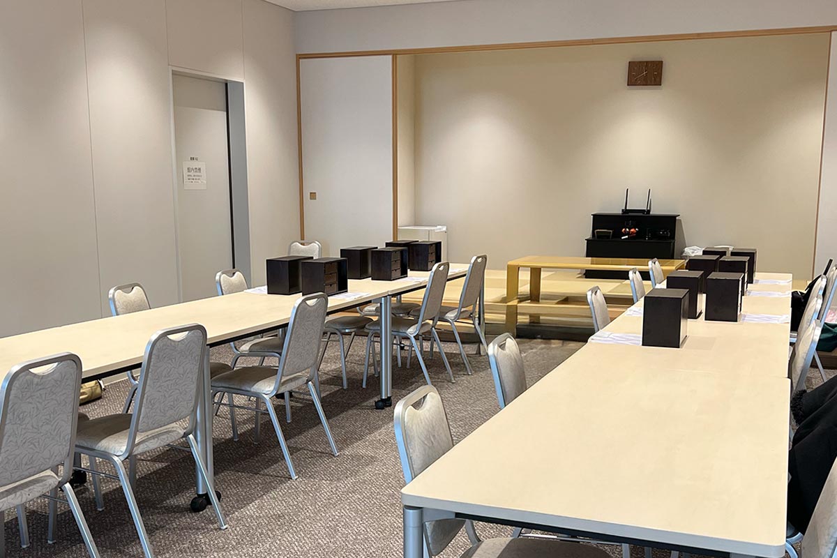 浦安市斎場の別館控室